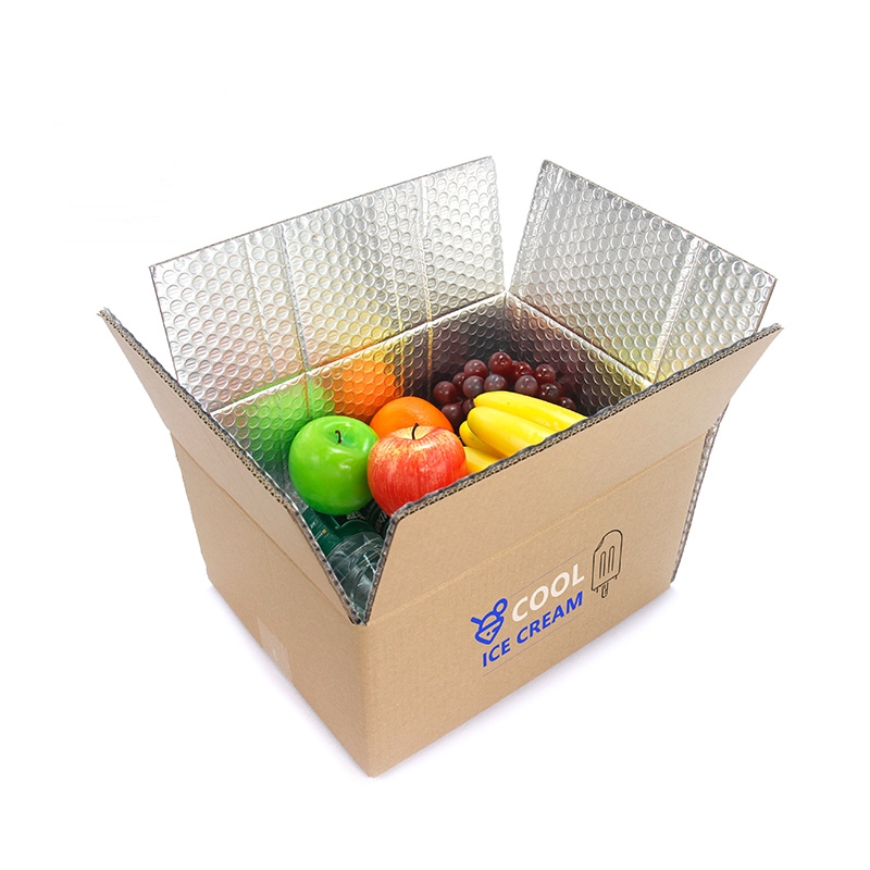 Temperature Controlled Box Aluminium Foil Insulation Cartons