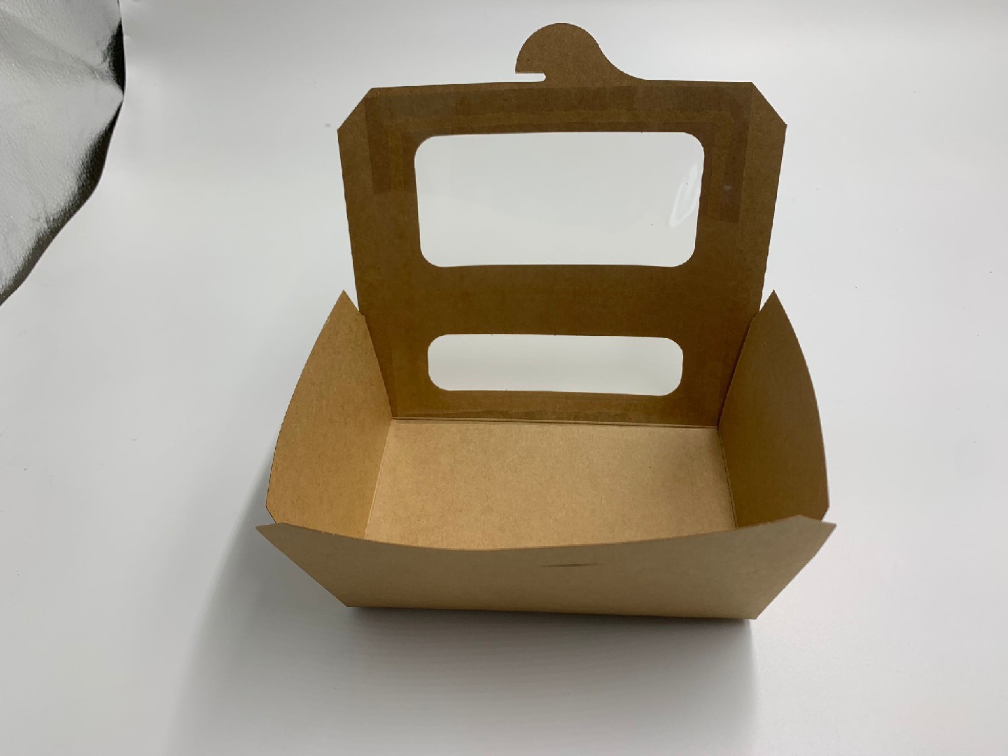 Salad Box With Window Unprinting